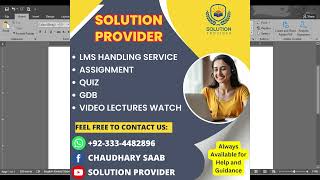 mgt301 gdb solution 2024 | mgt301 gdb solution spring 2024
