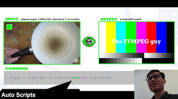 FFmpeg Tutorial - How to create a fade in   fade out effect on a video   Fafe in and out