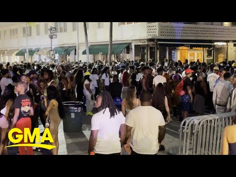 Miami Beach declares state of emergency due to spring break crowds l GMA