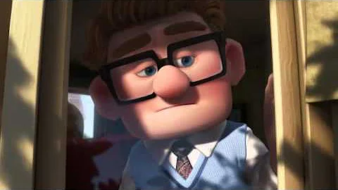 Favorite Pixar's Up scene ever - Ellie and Carl's relationship through time, Sad scene.flv