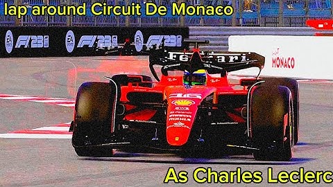 A Lap Around Circuit De Monaco As Charles Leclerc