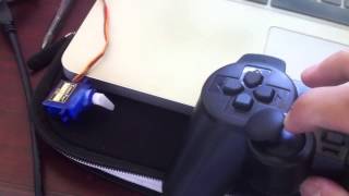 Arduino XBee & PS2 Controller & Servo Motor Test