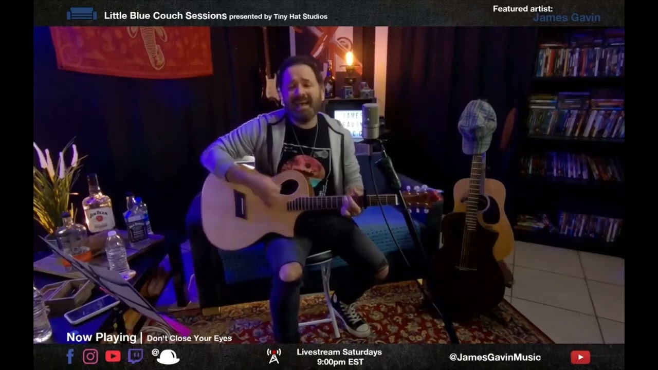James Gavin - Don't Close Your Eyes @ Little Blue Couch Sessions