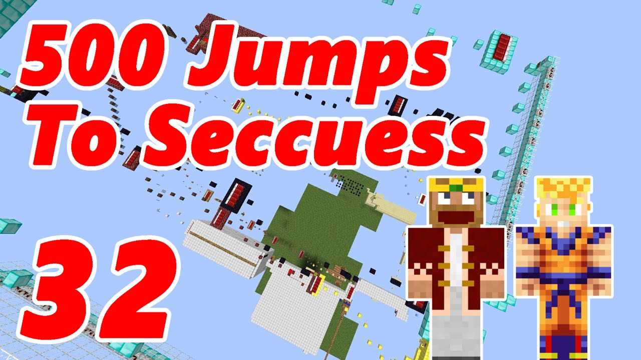 Adventure Map #32 - 500 Jumps to Success [HD] | Let's Play Minecraft ...