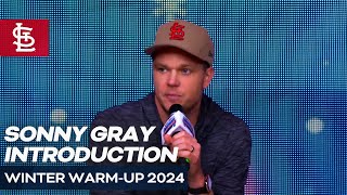Sonny Gray Main Stage Introduction: Winter Warm-Up 2024 | St. Louis Cardinals