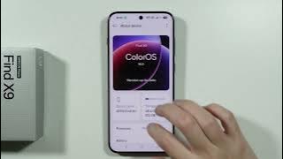OPPO Find X9/X9 Pro How to Check Serial Number