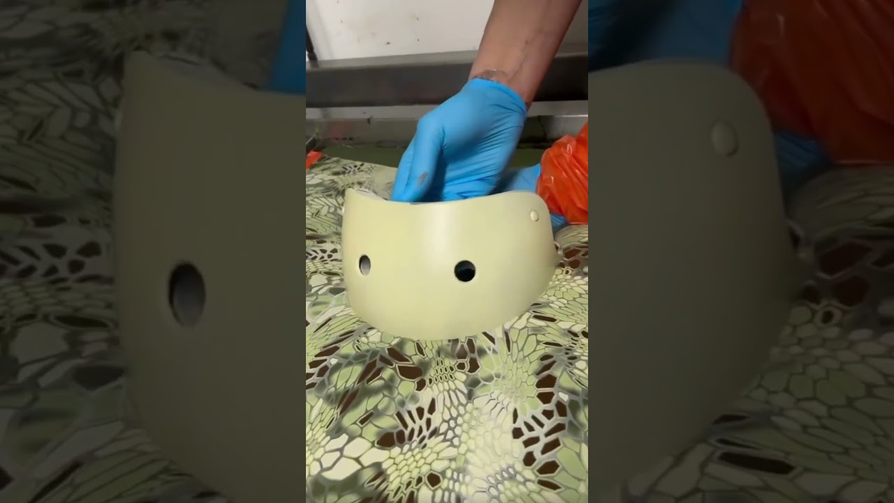 Helmet Makeover: Satisfying Dip Paint Transformation! 