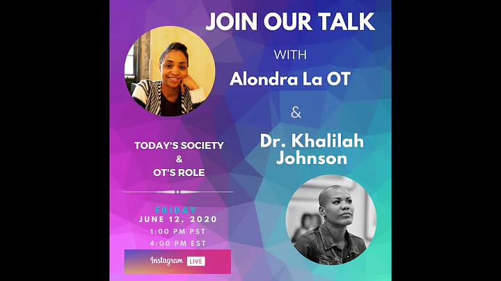 TODAY'S SOCIETY & OT WITH DR. JULIA HARPER