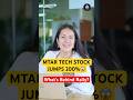 MTAR Tech Stock Jumps 200%! Defence, AI & Aerospace Boom Explained