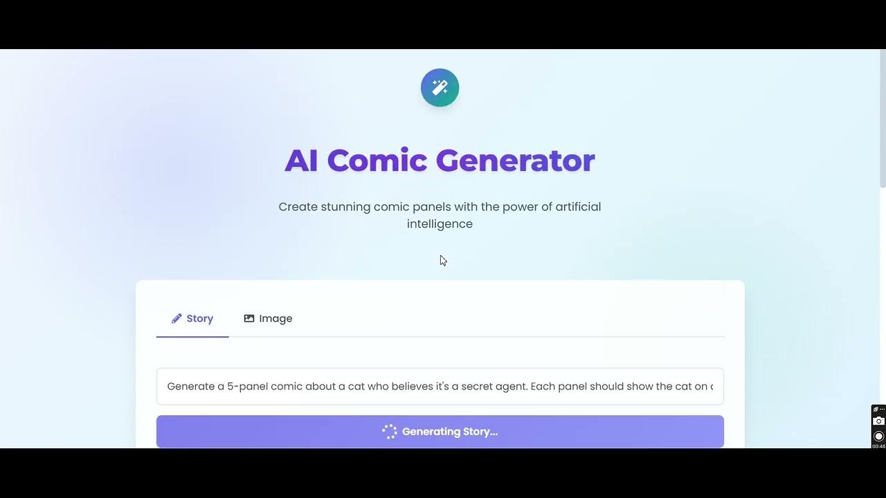 AI Comic Generator Using GPT-2 & Stable Diffusion | Full-Stack AI Project (React + Flask) | codeAj