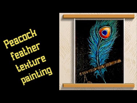 Texture painting, Feather texture, Texture paint