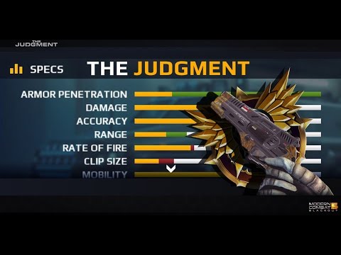 Modern Combat 5 Update 12 'The Judgment' Pistol Reveal