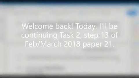 June 2018 Paper 21 Part 3 Document Production