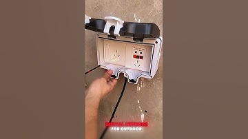 Easy - to - install methods for outdoor waterproof sockets