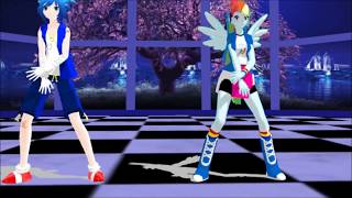Mmdxsthxmlpdllean On-Sonicsonicgamer Y Rainbow Dashkaren Gamer