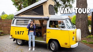 VAN TOUR | 1977 Volkswagen Westfalia | What Original Van Life Looked Like