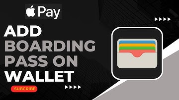 How to Add Boarding Pass to Apple wallet  !