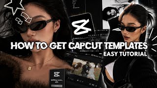 How to get Capcut template/ easy tutorial #tutorial #foryou #trending 