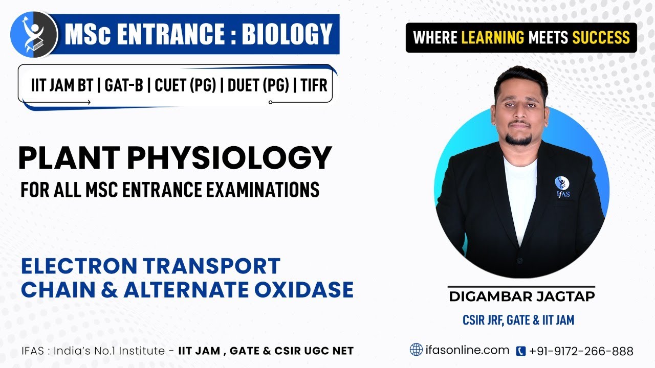 𝐄𝐥𝐞𝐜𝐭𝐫𝐨𝐧 𝐓𝐫𝐚𝐧𝐬𝐩𝐨𝐫𝐭 𝐂𝐡𝐚𝐢𝐧 & 𝐀𝐥𝐭𝐞𝐫𝐧𝐚𝐭𝐞 𝐎𝐱𝐢𝐝𝐚𝐬𝐞 || 𝐏𝐥𝐚𝐧𝐭 𝐏𝐡𝐲𝐬𝐢𝐨𝐥𝐨𝐠𝐲 𝐛𝐲 𝐃𝐉 𝐒𝐢𝐫 ||