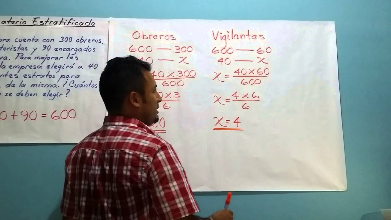 MUESTREO ALEATORIO ESTRATIFICADO