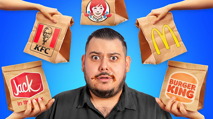 I Ate (almost) EVERY Fast Food Possible