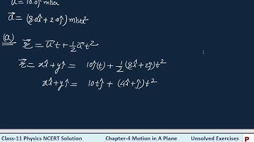 Exercise 4 21 Class 11 Physics NCERT Chapter 4 Motion in a plane Solution