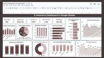 E-Commerce Dashboard in Google Sheets