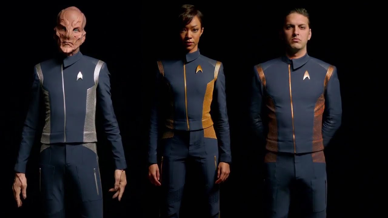 uniformes de star trek