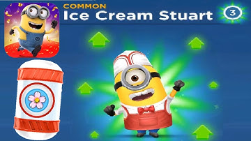 Ice Cream Stuart Minion Rush upgrade Common Costume gameplay walkthrough ios / android