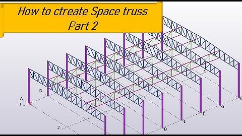 Tekla Structure | How to create steel truss frame in Tekla structure #Part 2