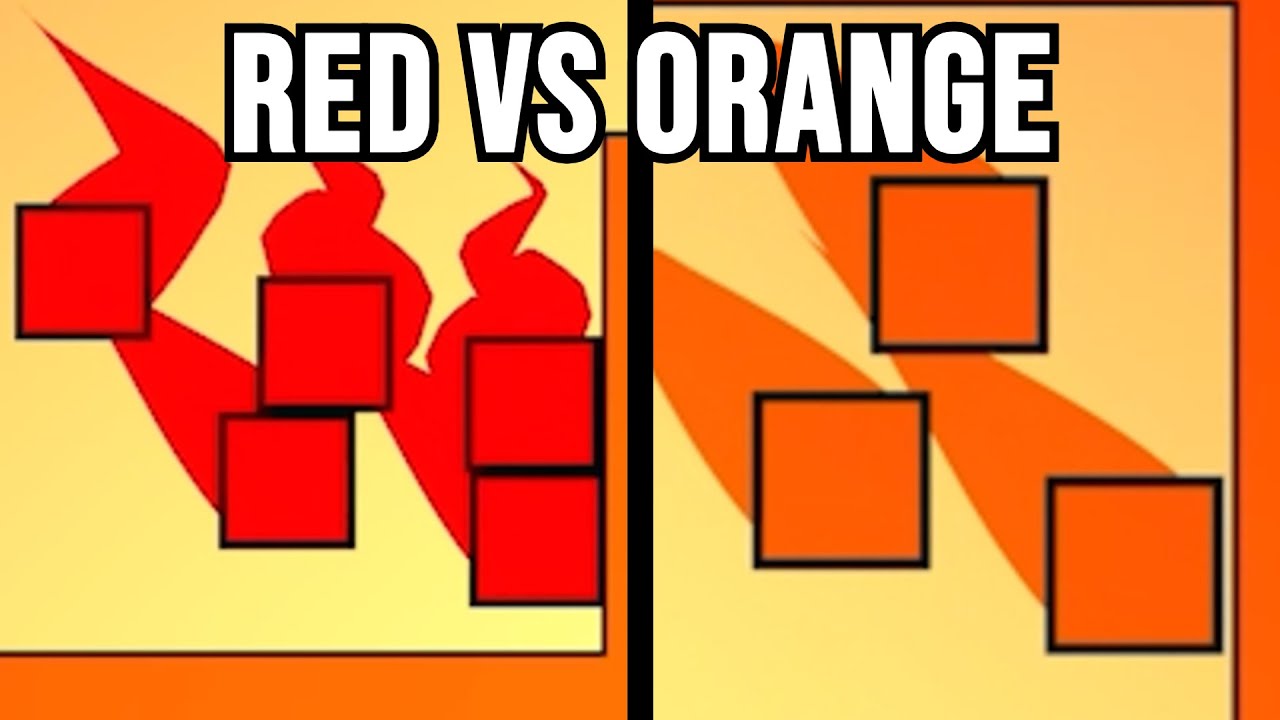 Square League - Red Team Versus Orange Team