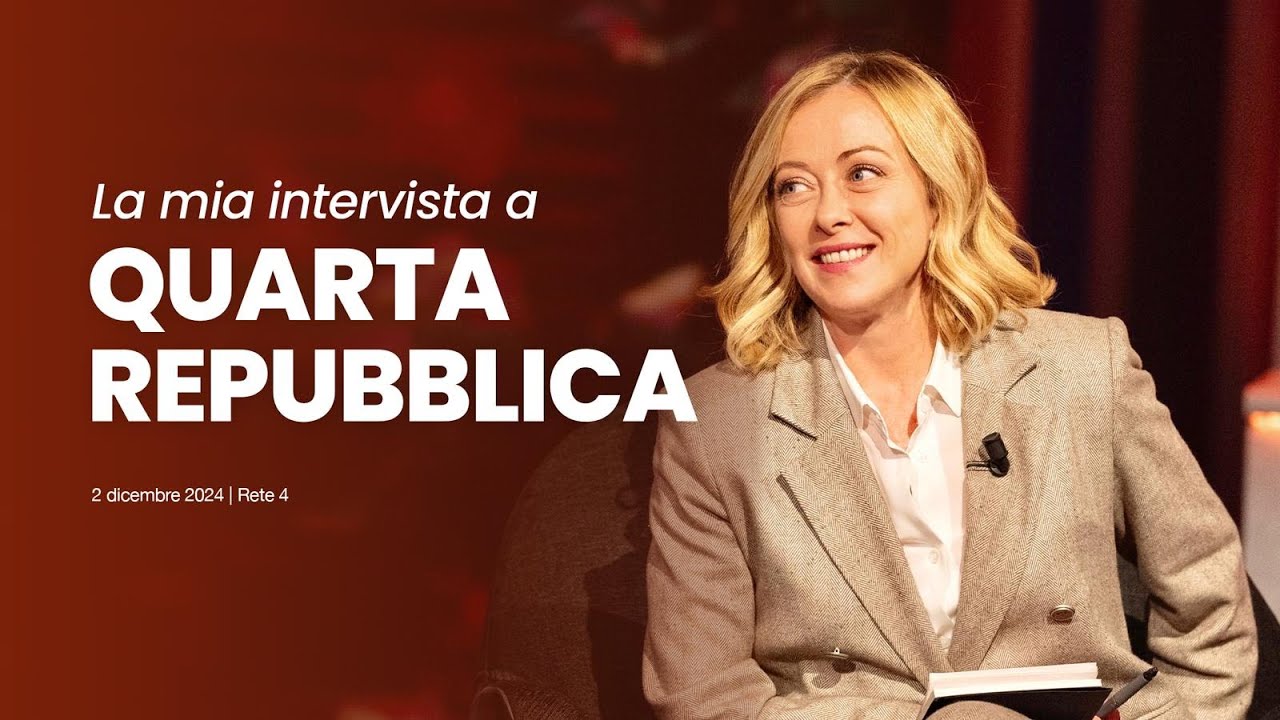 La mia intervista a Quarta Repubblica | 2 dicembre 2024