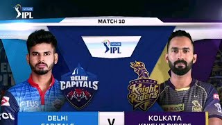 Dc vs kkr || match tied highlights ...