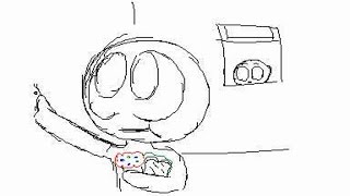 THE AJG61's 3D Flipnote - Ghost in the Fridge