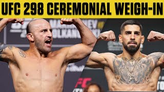 UFC 298 Ceremonial Weigh-Ins | ESPN MMA