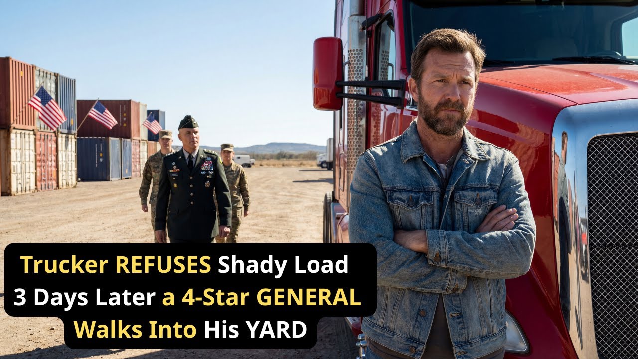 Trucker REFUSES Shady Load — 3 Days Later a 4-Star GENERAL Walks Into His YARD