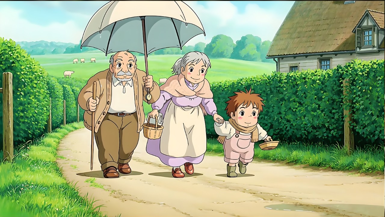 Relaxing Countryside ASMR Sounds Gentle Summer Breeze 🎐 田舎のリラックスできるASMRと穏やかな夏の風