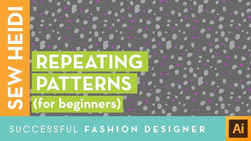 How to Create Seamless Repeating Patterns in Adobe Illustrator (for beginners)