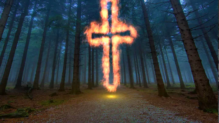 Cruz de llamas