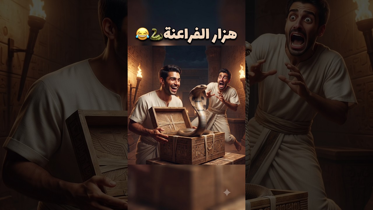 هزار الفراعنة زمان 😂🏺🐍