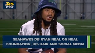 Seahawks CB Ryan Neal on NEAL Foundation, his hair and social media