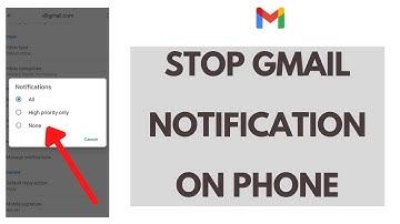 complete How To Disable   Turn off  All Notification In Gmail Android Mobile1080P HDTrim