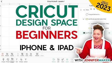 How to Use Cricut Design Space in 2023 on iPad or iPhone! (Cricut Kickoff Lesson 3)