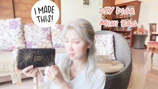 DIY DIOR LIPSTICK CLUTCH TO MINI CROSSBODY BAG | HOW TO | STEP BY STEP | EASY