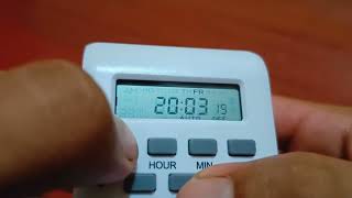 Cara Setting Stop Kontak Timer Gigital Merk Vetto