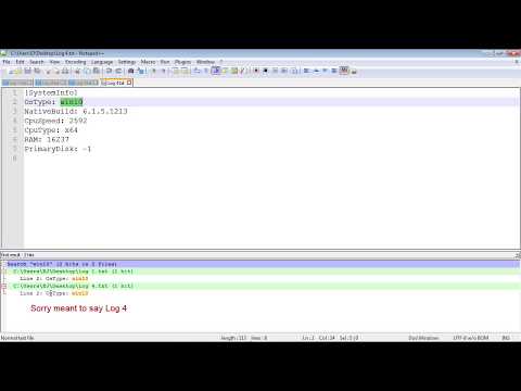 Search multiple files using Notepad ++