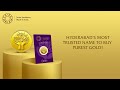 Shop Hyderabad's purest gold at MMTC-PAMP