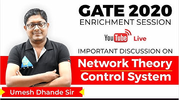 Network Theory & Control System | Live Session | Umesh Dhande Sir