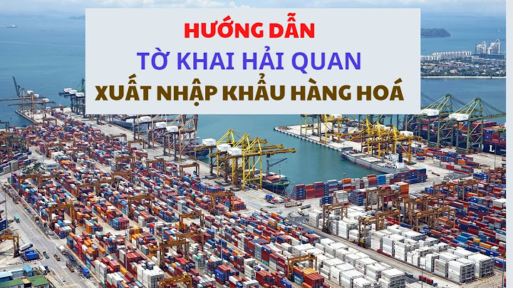 Khai tờ khai hải quan tiếng anh là gì năm 2024