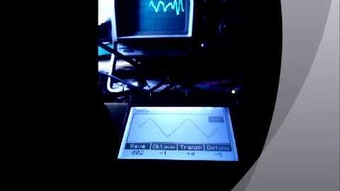 LFO-Test AVR Synthesizer "WAVE-1" (Video 5)